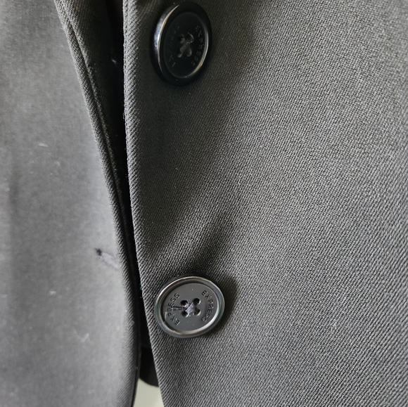 Express Cropped Blazer 3/4 Ruched Sleeve - Picture 4 of 6